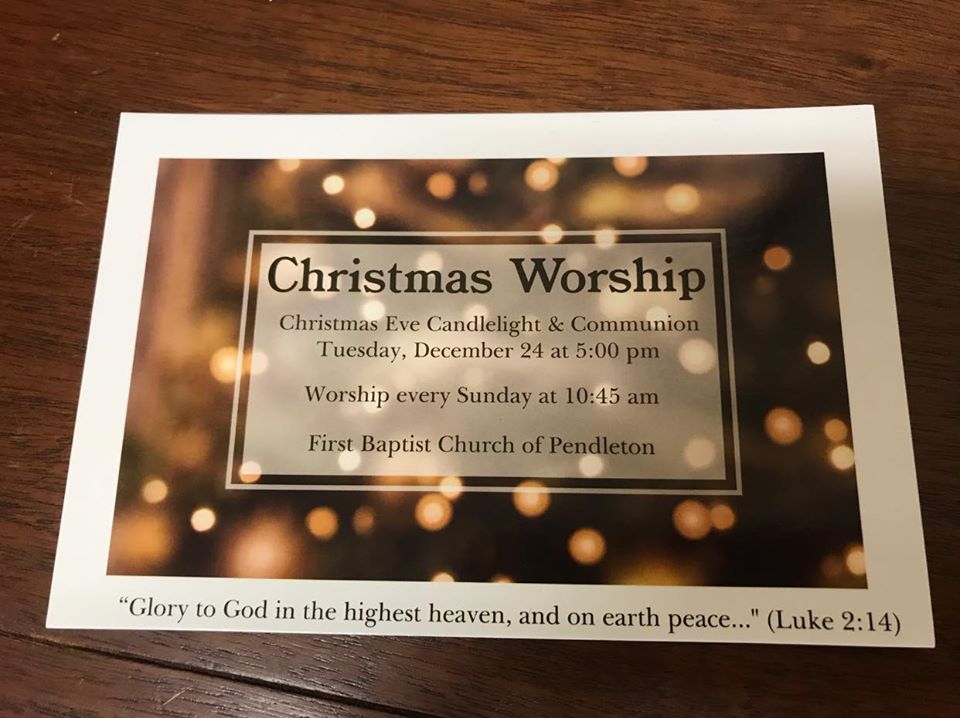 Christmas Eve Worship 5 pm