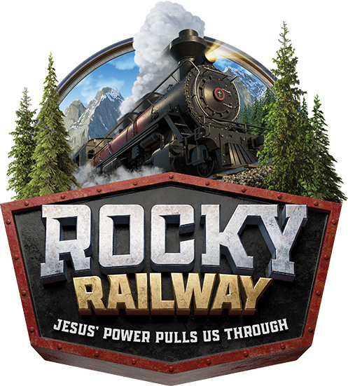 VBS Logo Rocky Railway
